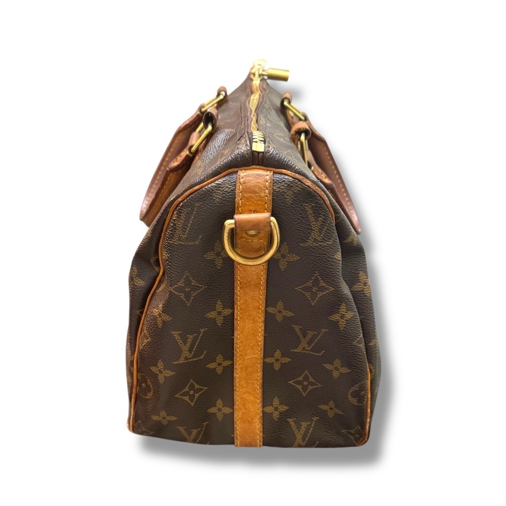 Louis Vuitton Speedy 30 Monogram Canvas Handbag Brown Satchel Classic - Picture 4 of 16